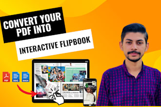 convert PDF to animated flipbook, ebook, or digital catalog online