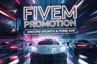 do fivem server promotion, discord server promotion