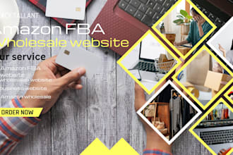 build a professional amazon fba  wholesales website, brand approval