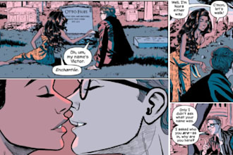 draw comic strip or comic book webtoon artist illustration