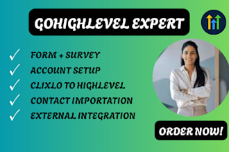 be your gohighlevel VA CRM expert for websites dubsado and clickfunnels
