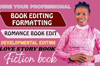 provide expert developmental editing and formatting for your romance manuscript