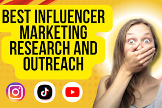 research, manage and outreach your social media influencer marketing campaign