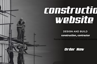 design a construction contractor  home renovation real estate website