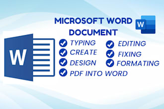 fix format design edit create and typing microsoft ms word document template