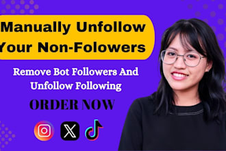 manually unfollow instagram twitter bot followers and unfollow following