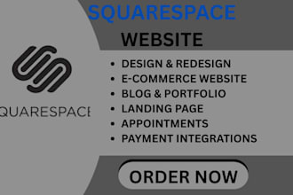 design or develop a squarespace online store or website i will redesign square