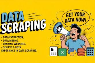 python web scraping, data mining, web scraper, data scraper