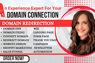 fix domain issues connect domain to systeme io shopify wix squerespace godaddy