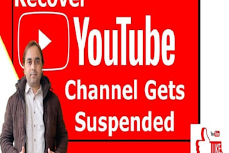 recovery your suspended youtube channel