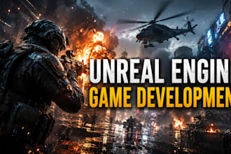 do unreal engine game development, develop unreal engine game, ue5 map