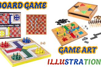 illustrate board card game tabletop kickstarter rulebook box design