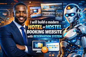 build a modern hotel or hostel booking website with reservation system