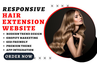 build hair extension website hair extension shopify store hair extension website