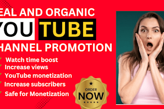 do organic youtube channel promotion organic subscriber for channel monetize