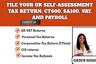 file your UK self assessment tax return ct600 sa100