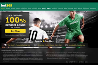 make build sports bet website, tournament website, esport website, gym website