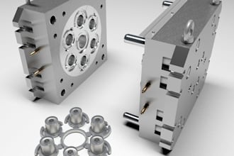 do 3d mold design, plastic silicone, product design mold and stl file