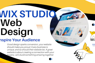 design redesign wix studio website development  create wix website wix developer