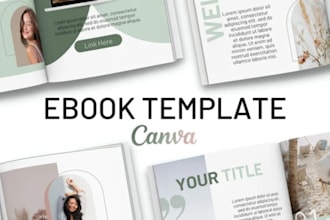 do health fitness ebook PDF, workout plan, guide,medical,yoga canva ebook design