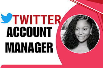 be your twitter x account manager for organic growth and engagement