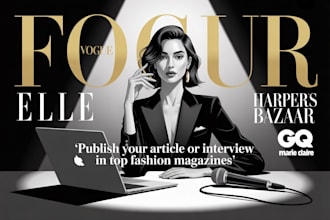 publish your article or interview on romanian fashion magazine