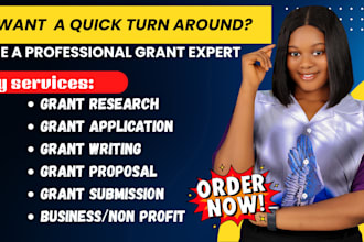 be your expert grant writer fundingsuccess specialist grant application proposal