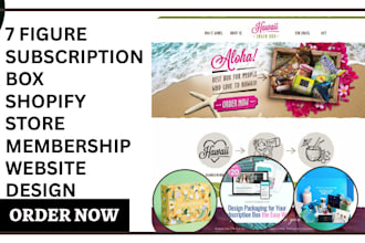 design subscription box shopify subbly cratejoy membership subscription website