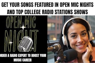 air your song on 10k worldwide dj open mic night and college radio station show