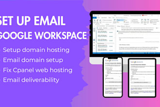 set up your dkim, spf, dmarc, zoho cname, mx, txt, spam email, google workspace
