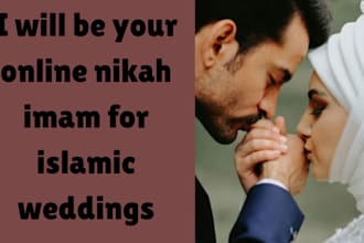 be your online nikah imam for islamic weddings