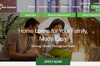 mortgage website mortgage leads landing page sales funnel mortgage website