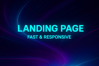 create a react tailwind landing page