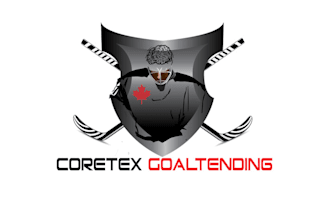 design hockey goaltender training logo