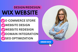 wix ecommerce, wix website design and redesign, wix online store, wix seo, wix