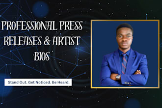 write powerful music press releases and artist bios