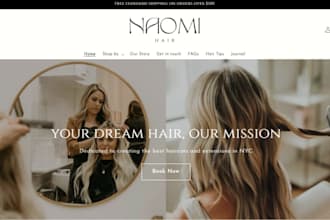 hair extension website hair extension store beauty website dropshipping store