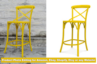 product photo editing for shopify, amazon, etc by photoshop