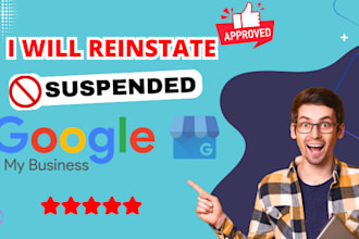 professionally reinstate your suspended gmb profile, gmb suspension, gmb listing