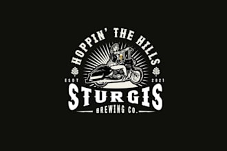 design high resolution dynamic sturgis brewery logo