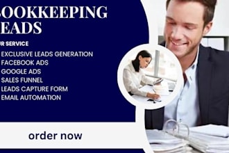 generate bookkeeping leads accounting leads bookkeeping landing page website