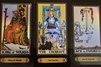 develop unique artwork for tarot, playing card and oracle card designs