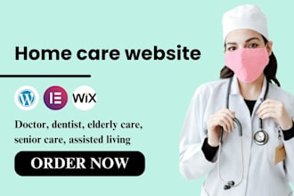 design a home care website healthcare website medical website for home care