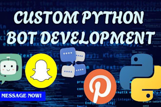 create pinterest bot linkedin bot slack bot mass m bot twitter bot snapchat bot