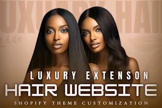 design hair extention website