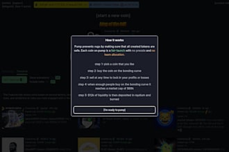 develop telegram ai chatbot, telegram website, pump fun, meme website