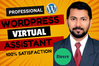 be your wordpress virtual assistant for maintenance, data entry, product listing