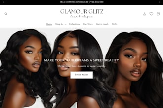 hair extension shopify store hair extension website wix hair extension store