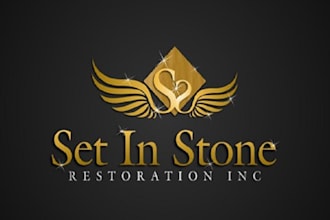 design corporate superior stone restoration logo