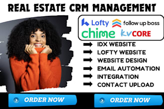 setup lofty CRM design lofty website boldtrail idx website real estate website